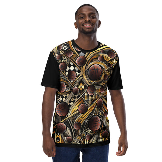 'Basketball X-press' All-Over-Print Polyester Men's Short Sleeve Soccer Shirt