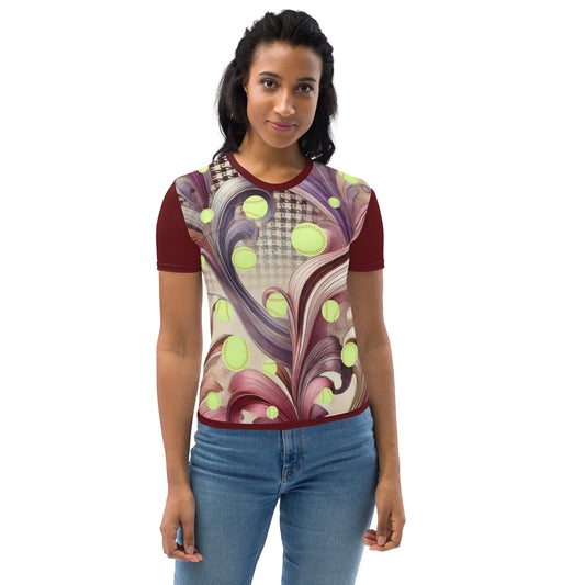 'Softball Flow' All-Over-Print Polyester Women's Short Sleeve Softball Shirt